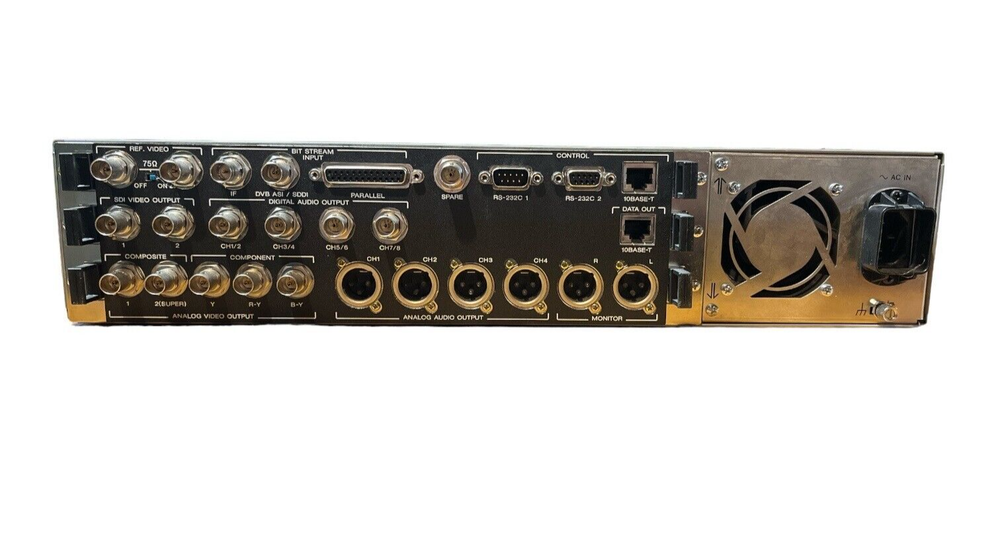 SONY BDX-D1000 MPEG-2 PROFESSIONAL INTEGRATED RECEIVER/DECODER WITH SDI OUT