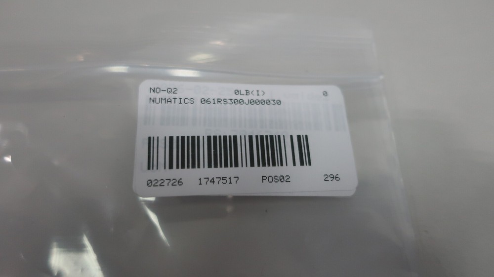 Numatics 061RS300J000030 Adjustable Pneumatic Regulator Valve