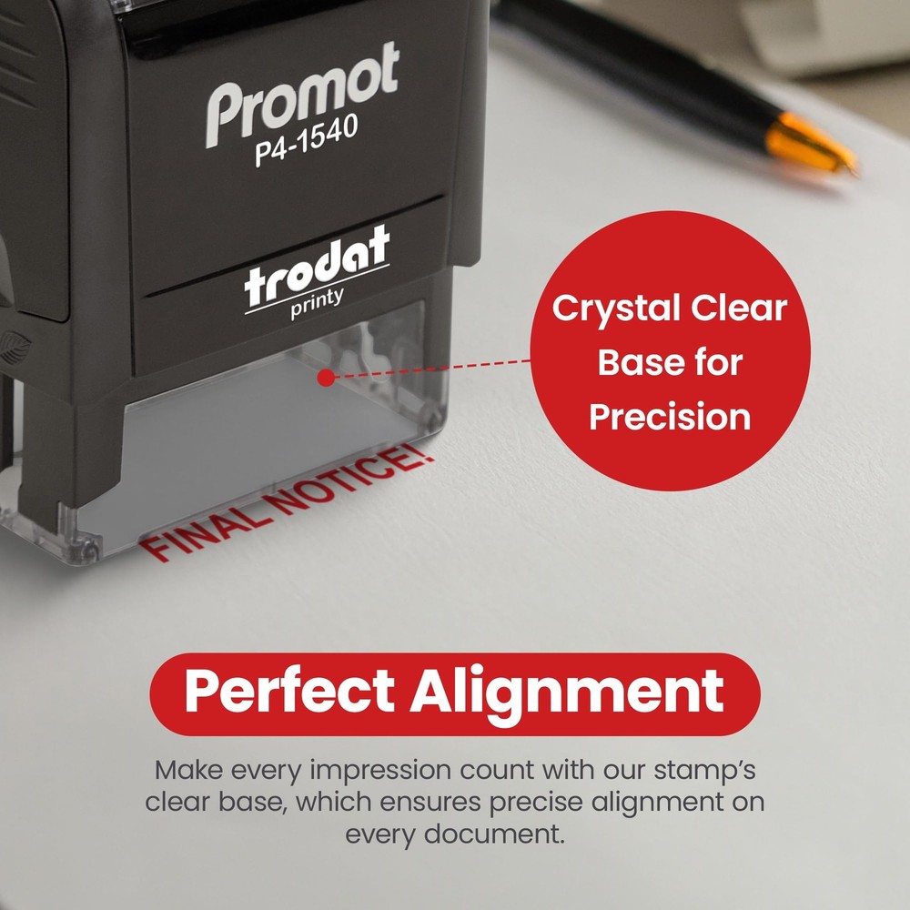 Final Notice - Self Inking Rubber Stamp - Ink Stamps