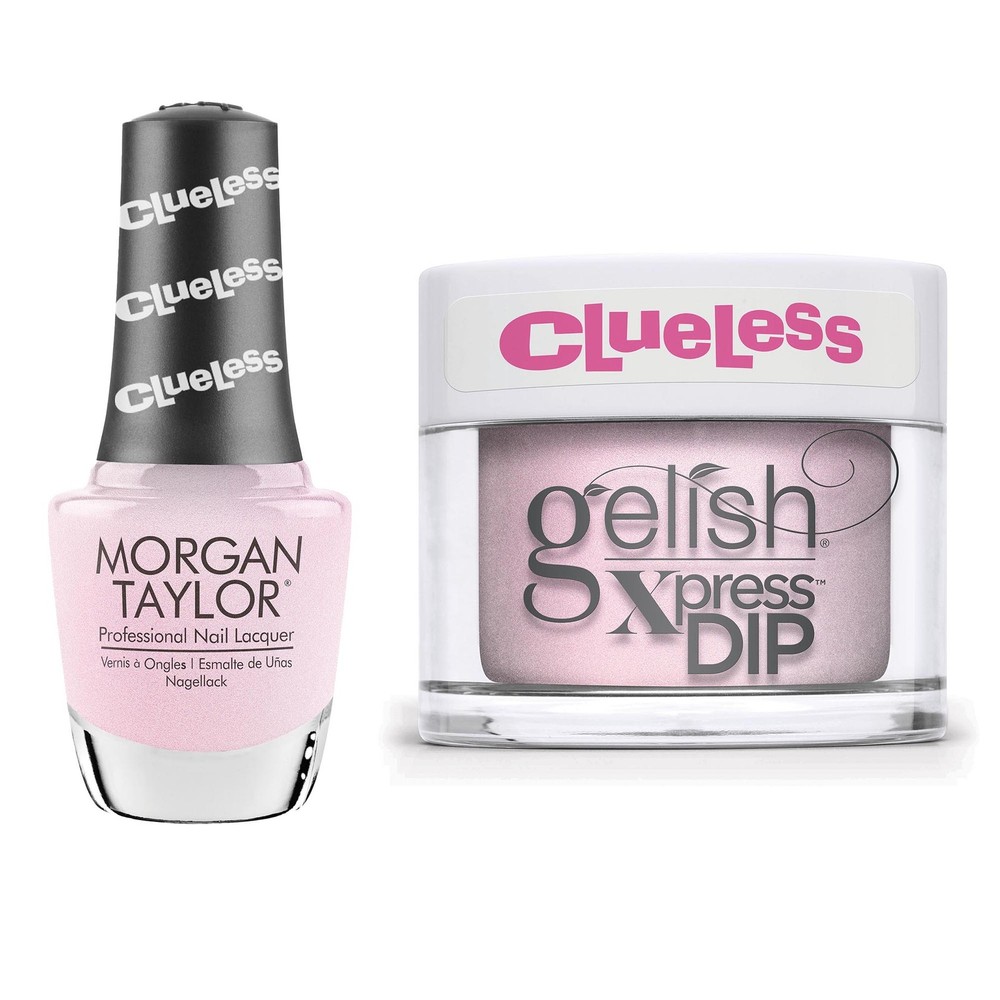 Gelish Clueless "Highly Selective " Duo - Includes Dip and Lacquer - Light Pink