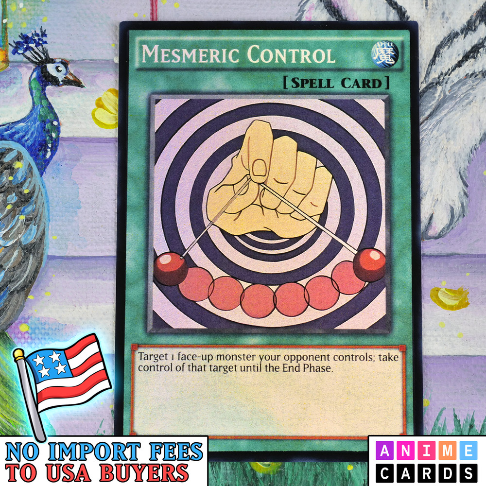 Mesmeric Control ANIME EFFECT HOLO card
