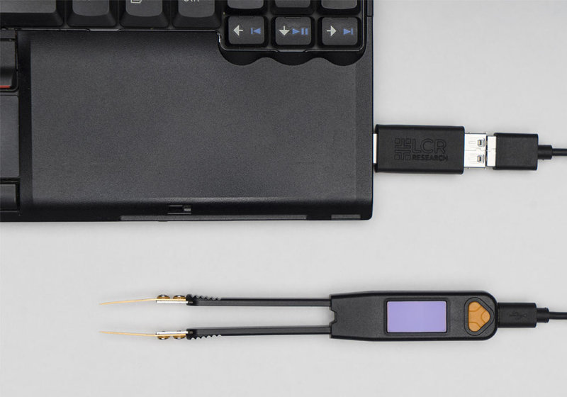 LCR Research Pro1 Plus LCR meter with Precise Test Tips / Link1 PC Connectivity