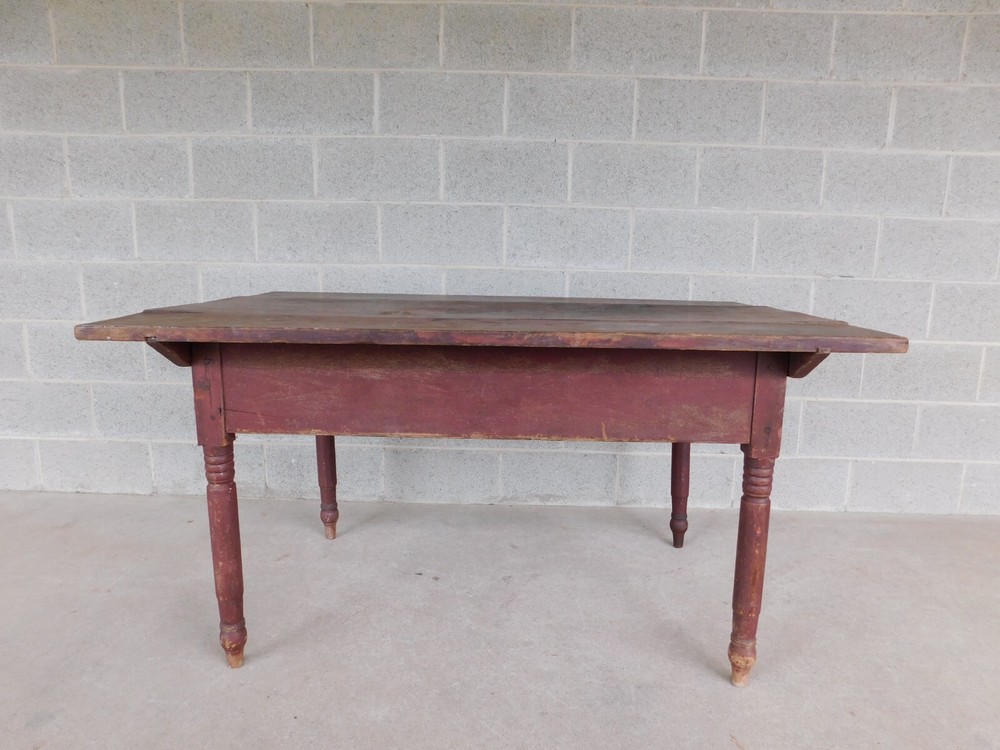 Antique 19th Century Tavern Work Dining Table