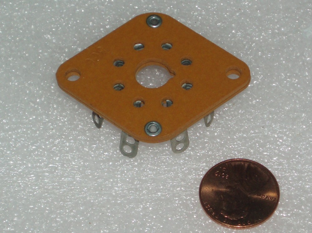 PARASET replica transceiver- set of 2 octal WAFER socket NOS New Old Stock