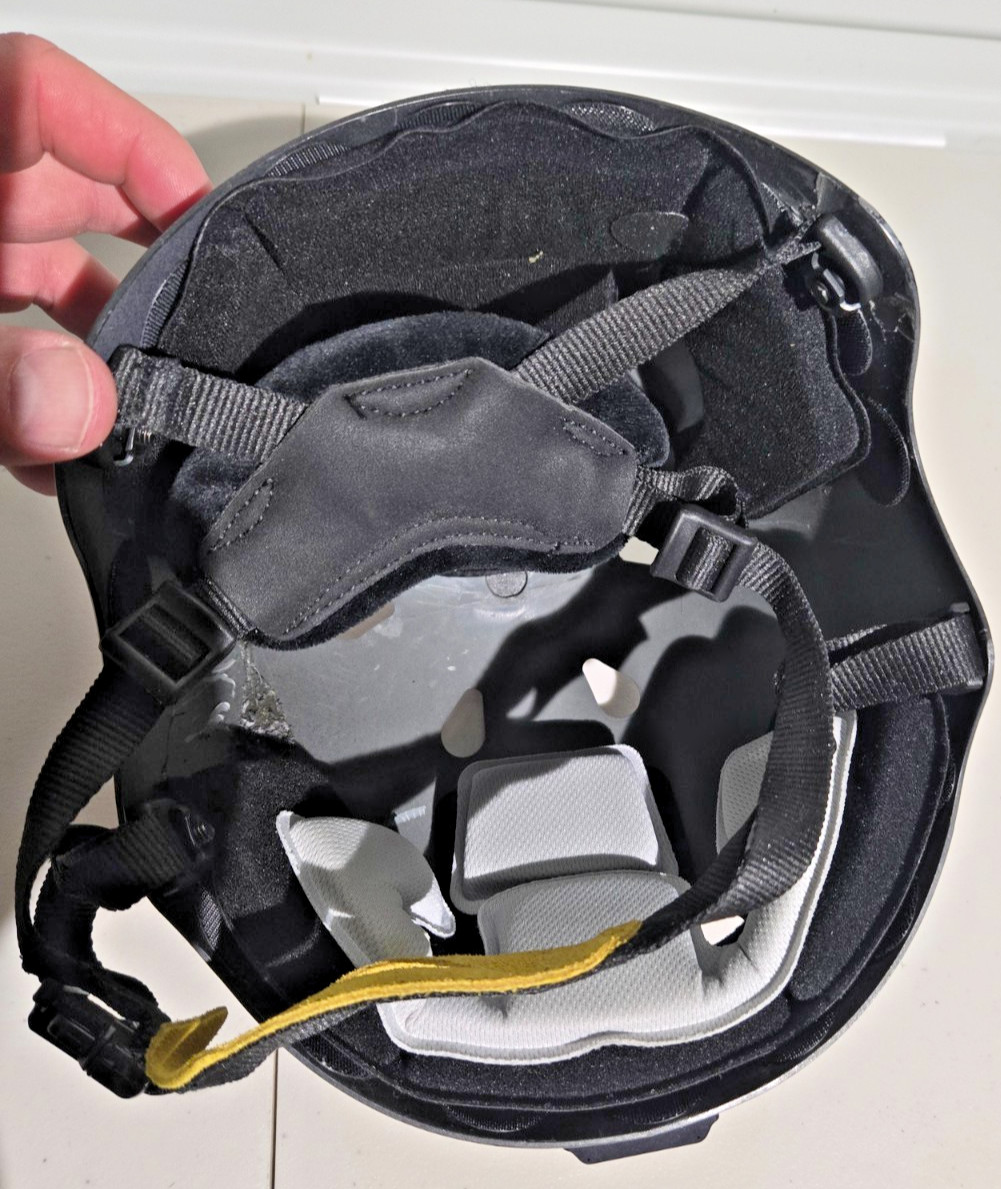 Custom Delta Force Style Bump Helmet - Pro Tec Low Pro Base Small OD Grey