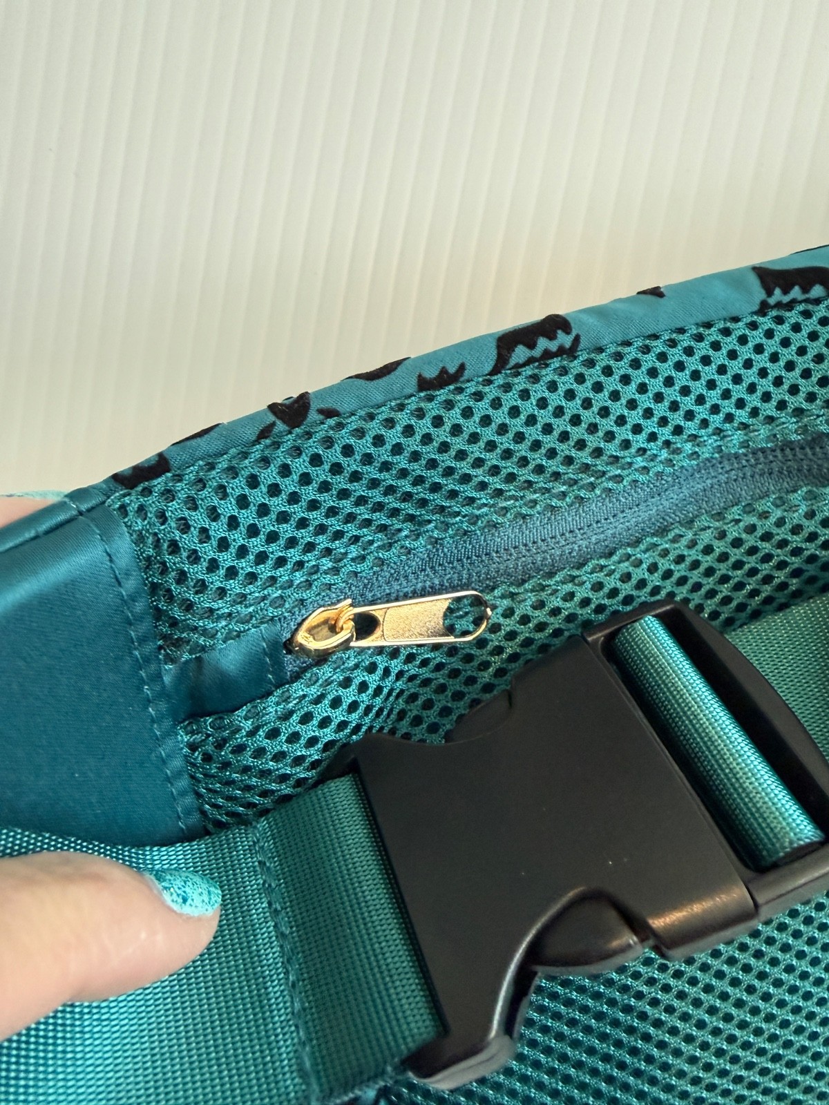 Disney Parks The Haunted Mansion Fanny Pack Belt Bag GREEN LARGE SIZE NWTS!