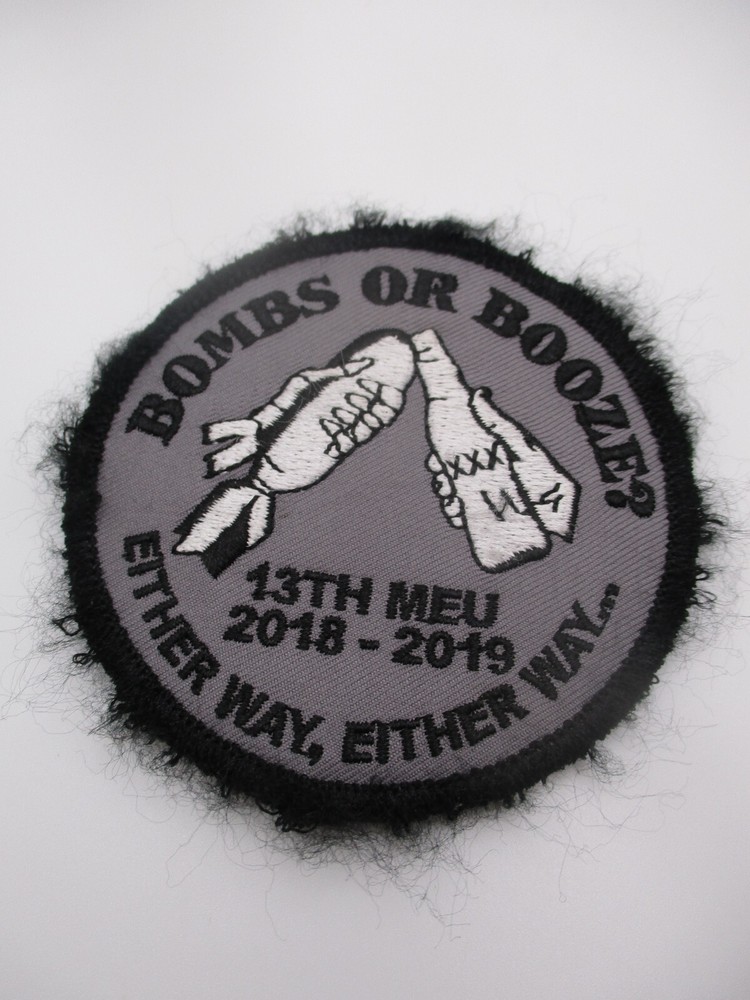 13th MEU Marine Expeditionary Unit 2018-2019 Aviation Ordnance Hook & Loop Patch