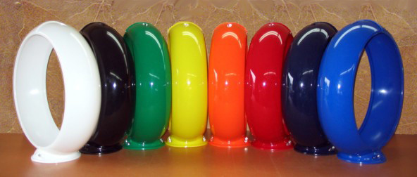 Reproduction Plastic Gas Pump Globe Bodies 13.5" * Petro Oil * GAS PUMP GLOBES