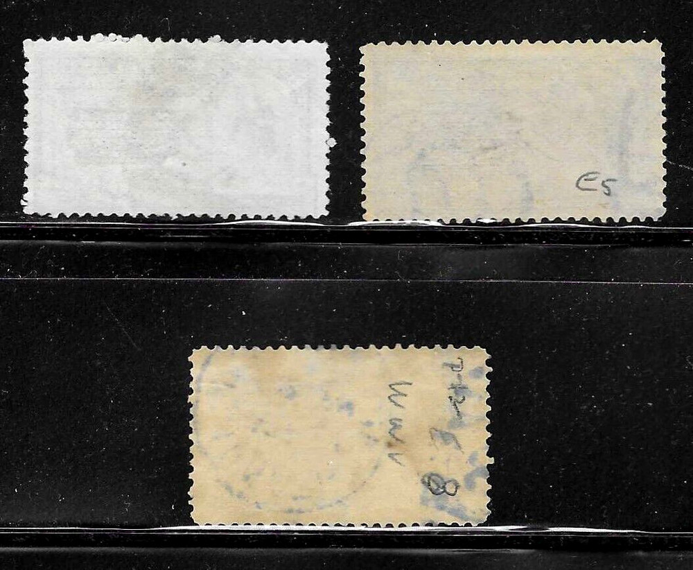 US Scott # E2, E5, E8 Special Delivery, used, 10 cent, F centering, sound