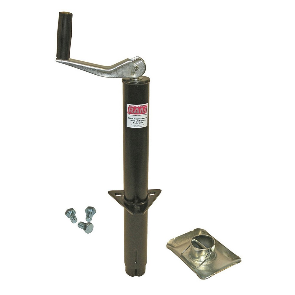 A-Frame Trailer Jack with Foot and Mounting Hardware