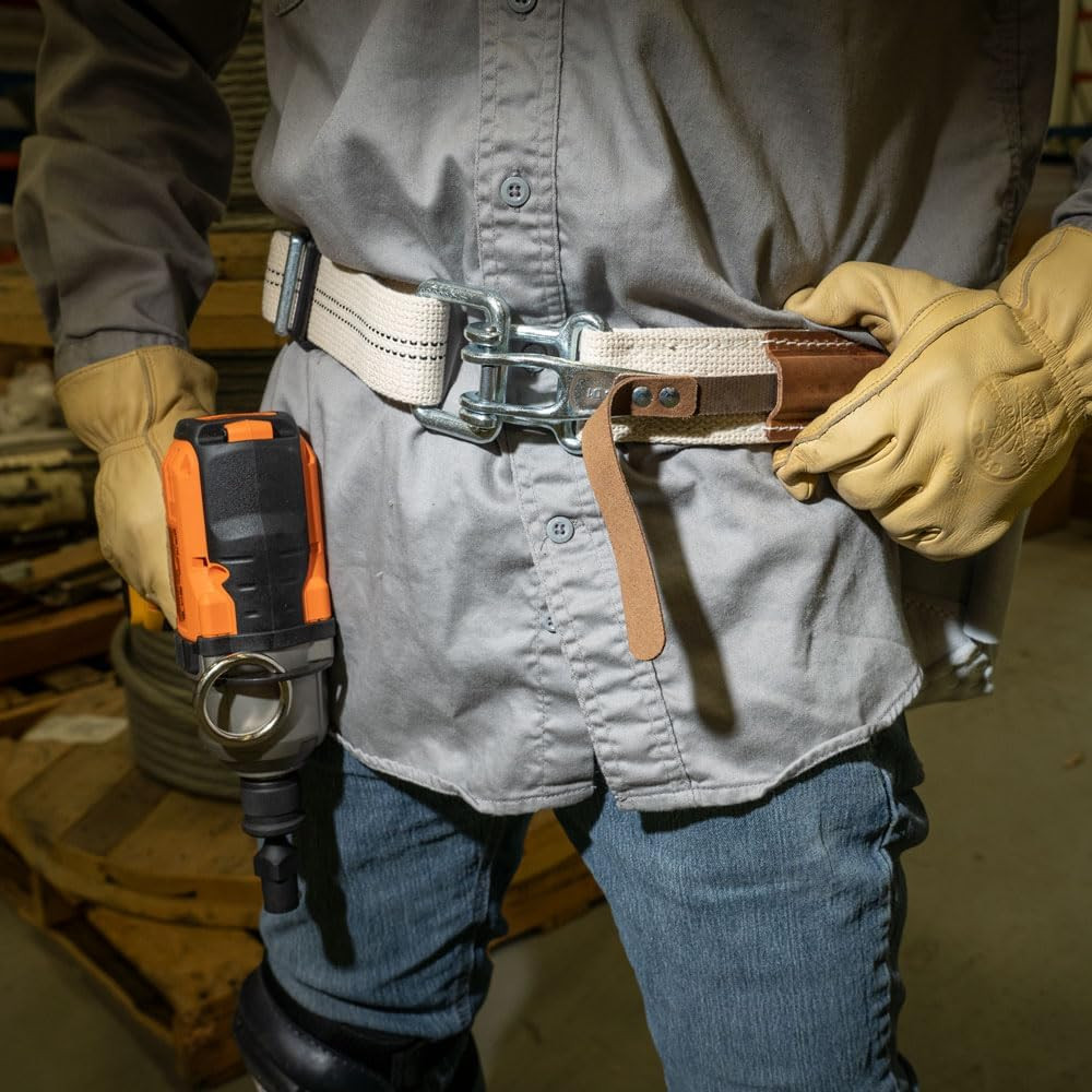 5425M Tool Belt, Cotton/Polyester Work Belt, Quick-Release Buckle for Ironworker