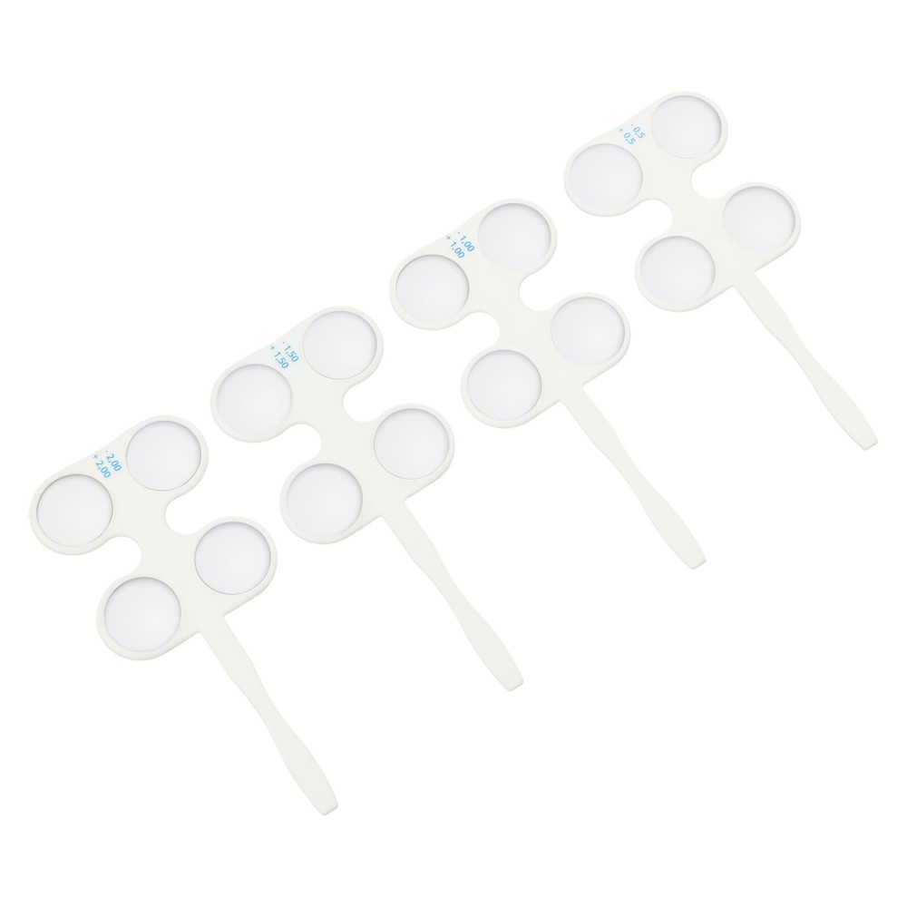 For Lens Confirmation Test Tools Optical Flipper Optometry Plastic Flip White