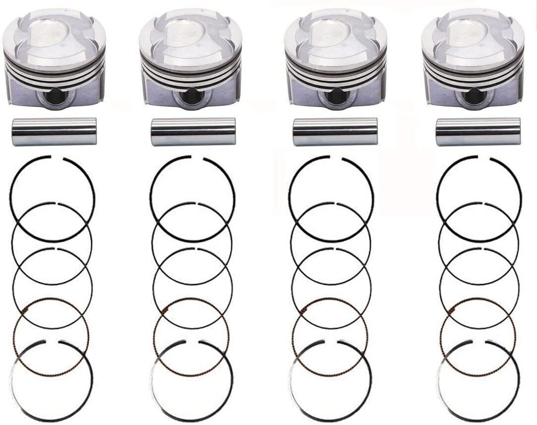 OVERSIZE +0.5MM Piston & Ring Set For Hyundai Kia Accent Rio 1.6L DOHC 2012-2016