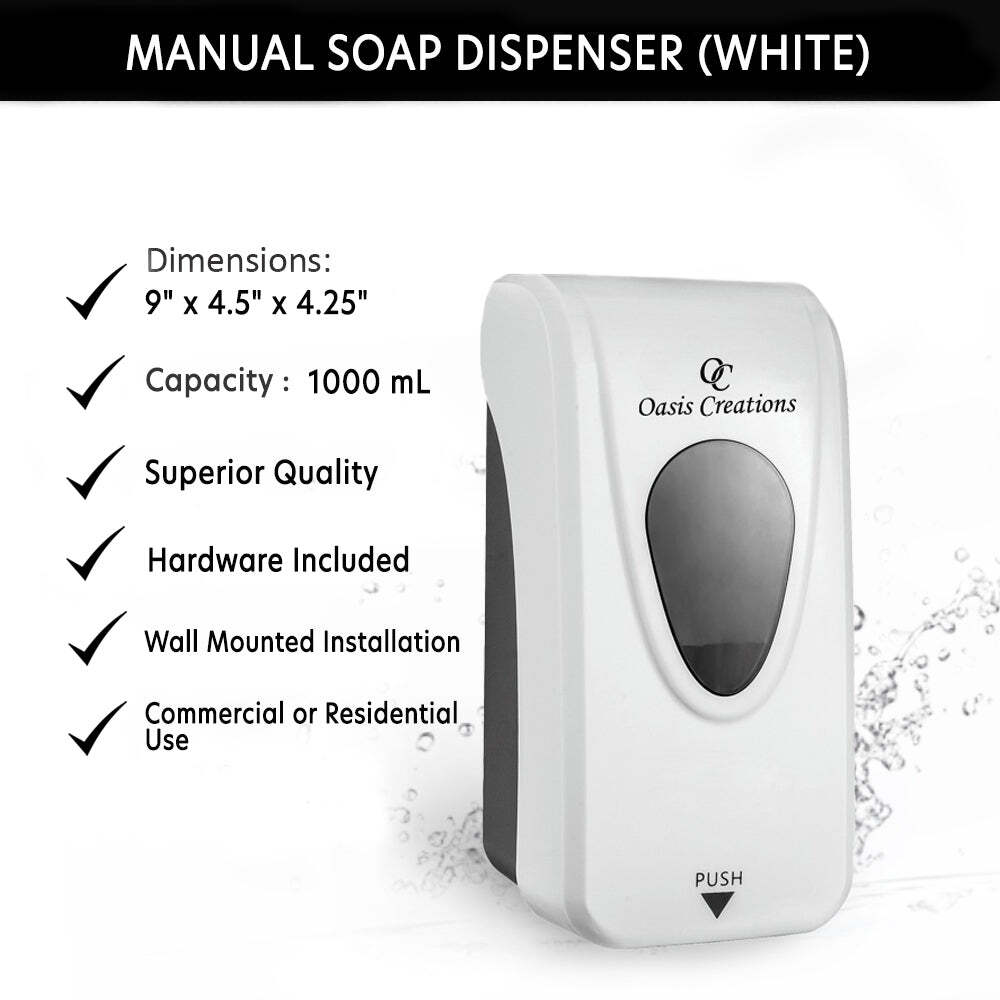 Manual Soap Dispenser (White) - SD336W