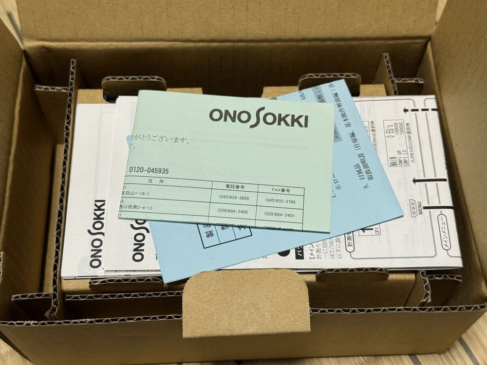 ONO SOKKI TM-3120 Digital Tachometer Unit