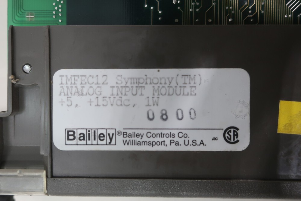 Bailey IMFEC12 Symphony Analog Input Module