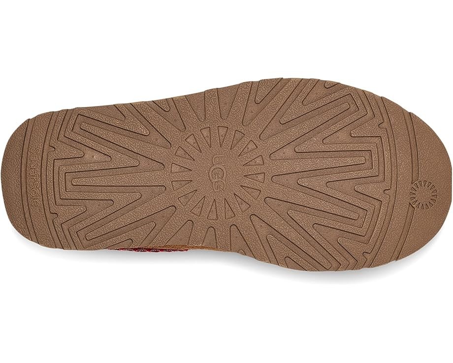 UGG Tazz II Slipper Big Kids Suede Upper 1143776K Chestnut 100% Authentic New