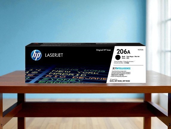 New Open Box HP 206A Black Original LaserJet Toner Cartridge, W2110A