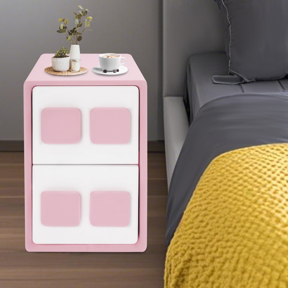 Modern Minimalist End Table, Bedside Table for Bedrooms, Modern Nightstand