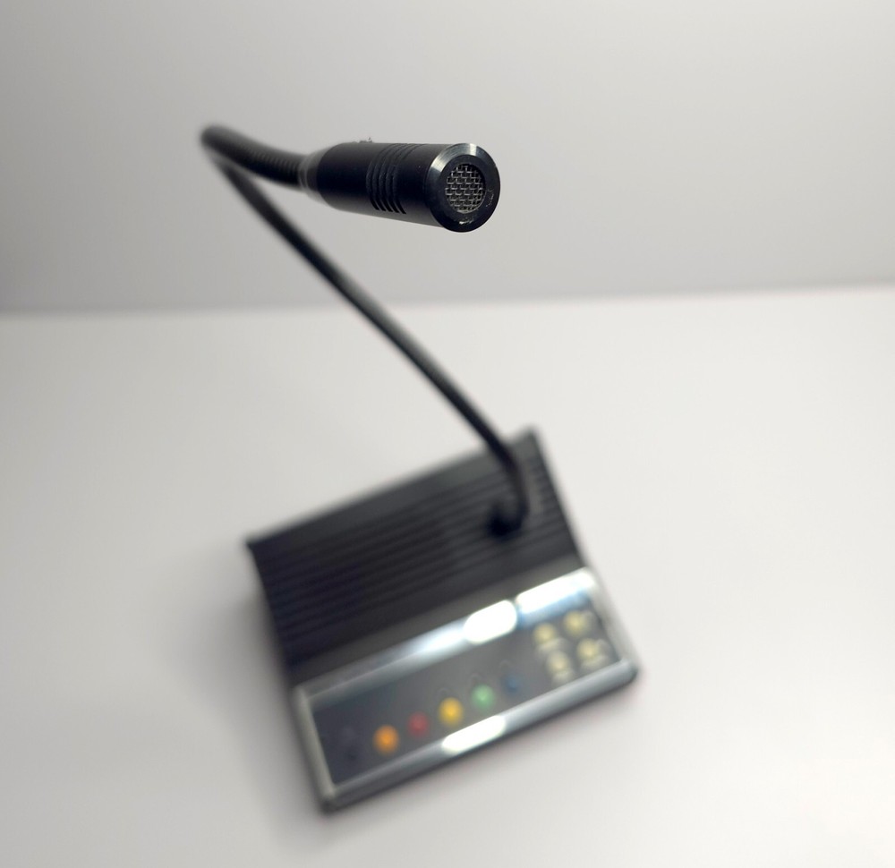 Hamilton Air Model 5001-1 Audio Console Microphone W/Speaker UNTESTED