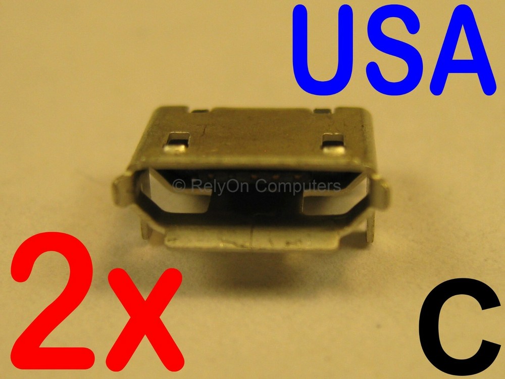 2x Micro USB Charging Port for ALTEC LANSING® Bluetooth Speaker Many Models USA