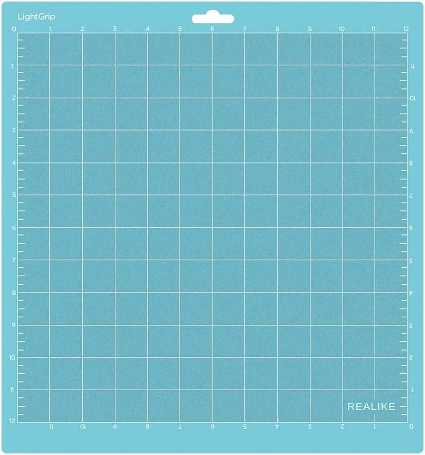 12x12 LightGrip Cutting Mat Set - Ideal for Cricut Projects & More