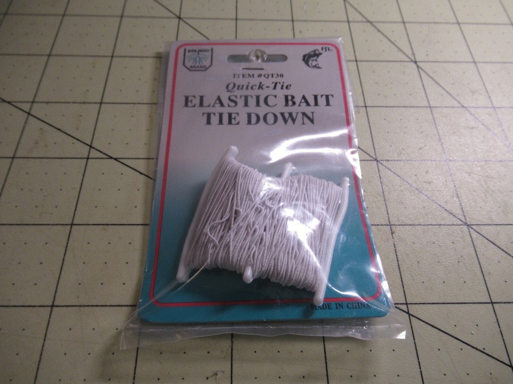 Dolphin Elastic E-Z Bait Tie Down Crab Fish Trap Quick Tie Secure