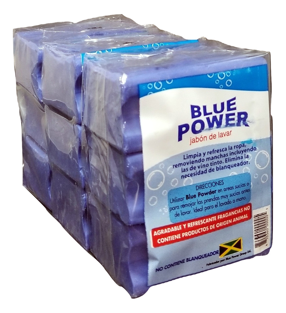 Blue Power Laundry Soap - 9 bars  (3 x 3-pack)