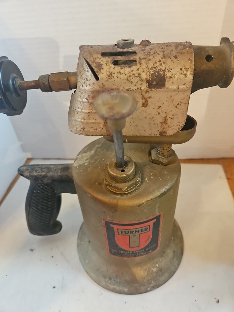 Vintage Brass Blow Torch Untested