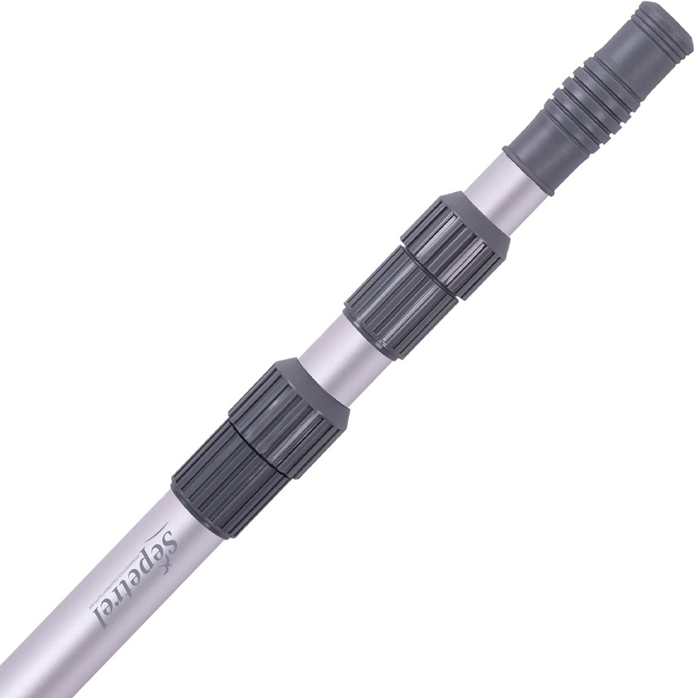 15ft Telescoping Pool Pole Adjustable for Skimmer Brush Vacuum