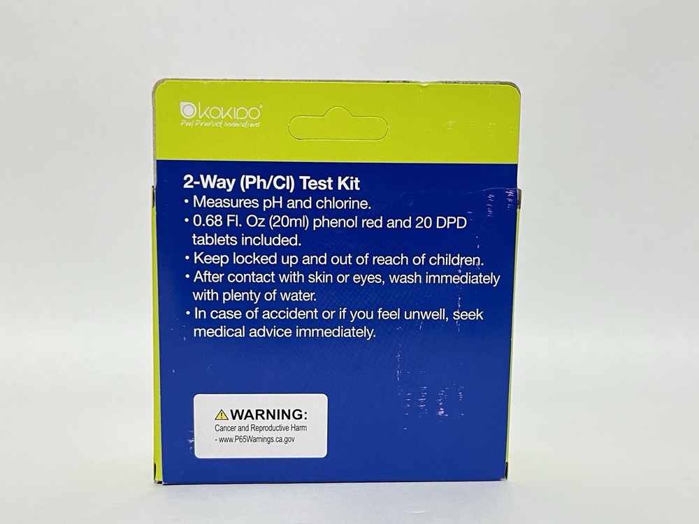 Kokido 2-Way (Ph/Cl) Test Kit