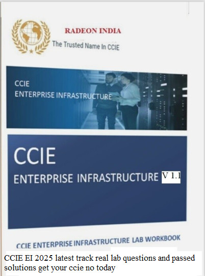 CISCO CCIE EI Enterprise Infrastructure v1.1 Real lab workbook 2026 work book
