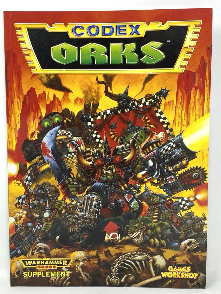 RARE OOP GW Warhammer 40K Codex Orks (2nd Ed) 1994