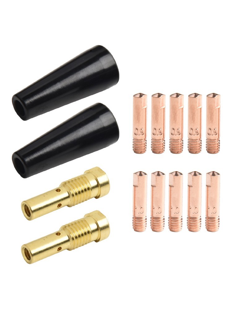 Welding Accessory Pack Includes Gasless Nozzles and Multiple Contact Tips