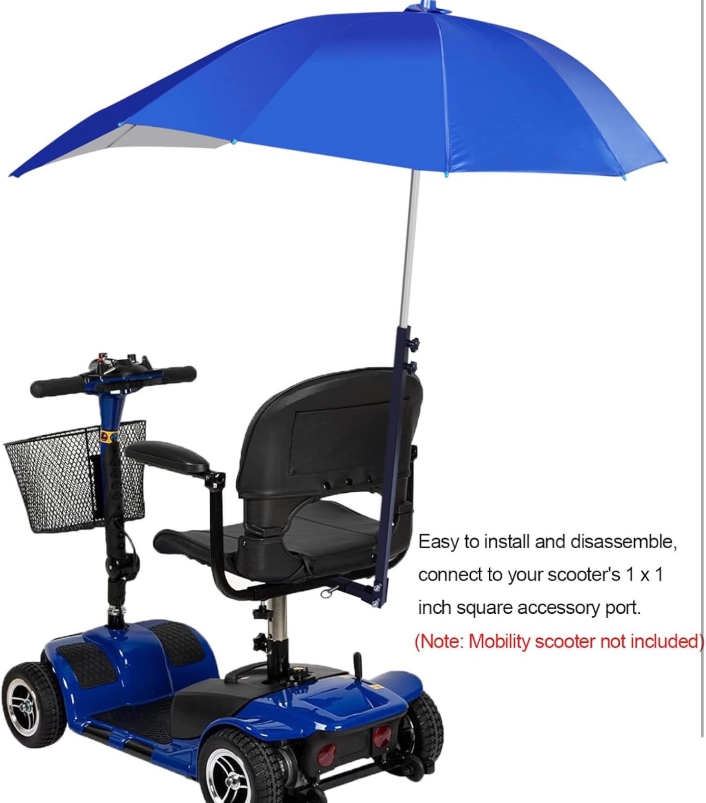 CC LOT Sun Shade Canopy for Mobility Scooters Rain Convertible Top Accessory Sun