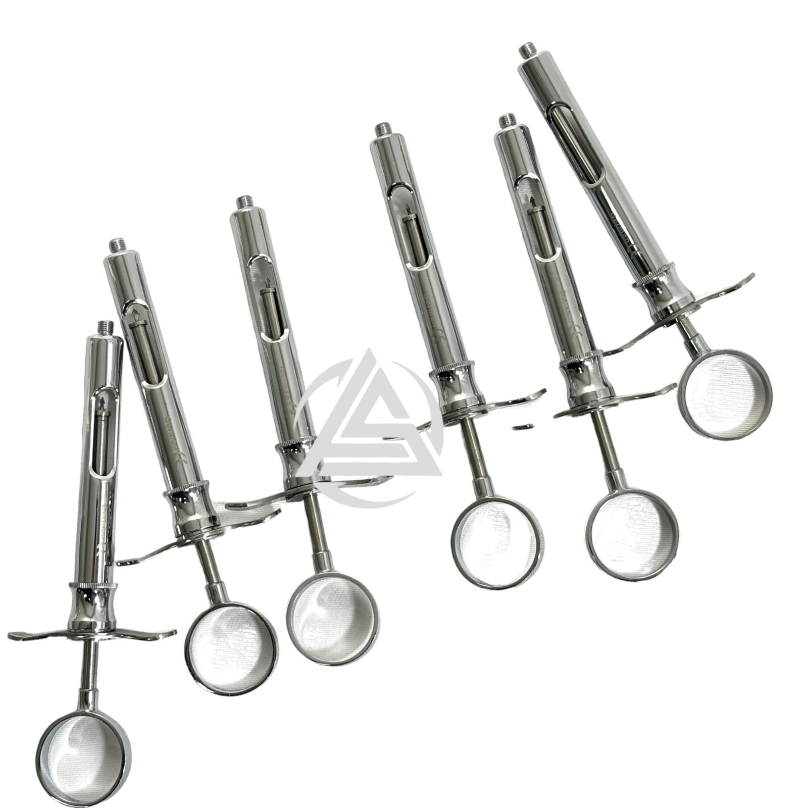 6 German Dental Anesthetic Syringe Self-Aspirating 1.8CC-Dental Instruments-A+