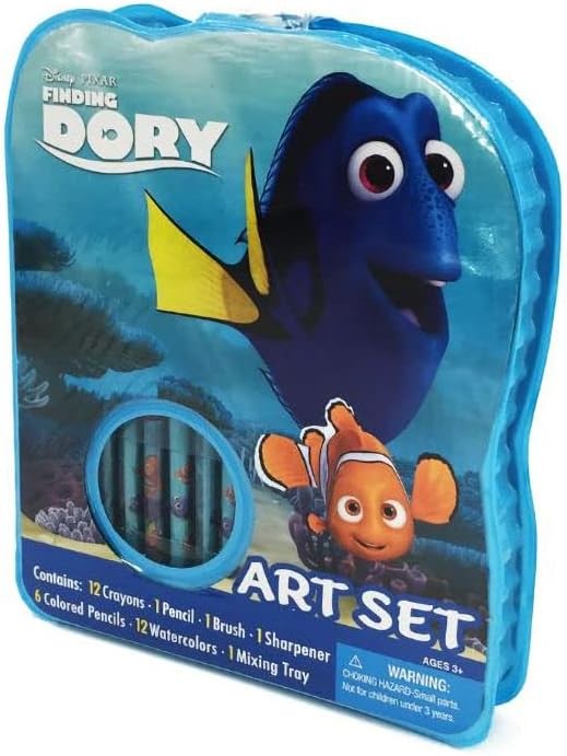 Bendon Finding Dory Art Set - Crayons, Paints, Colored Pencils