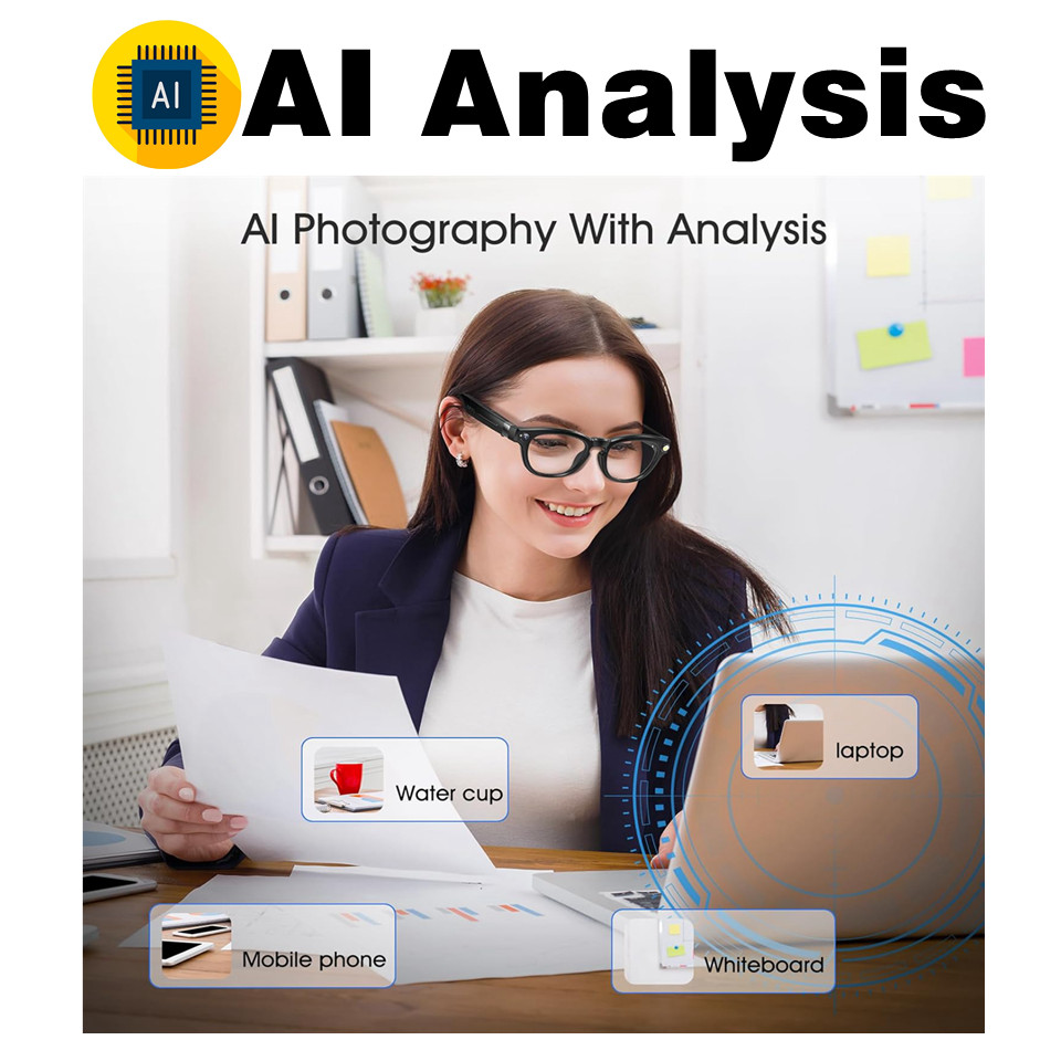 AI Smart camera glasses with live Streaming for Live Stream