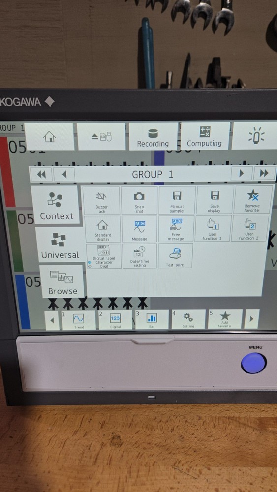 YOKOGAWA GX20-1E Paperless Data Logger