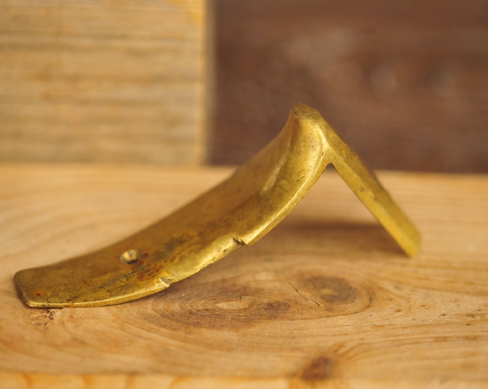 Black Powder Muzzleloader Brass Buttplate (See Measurements)