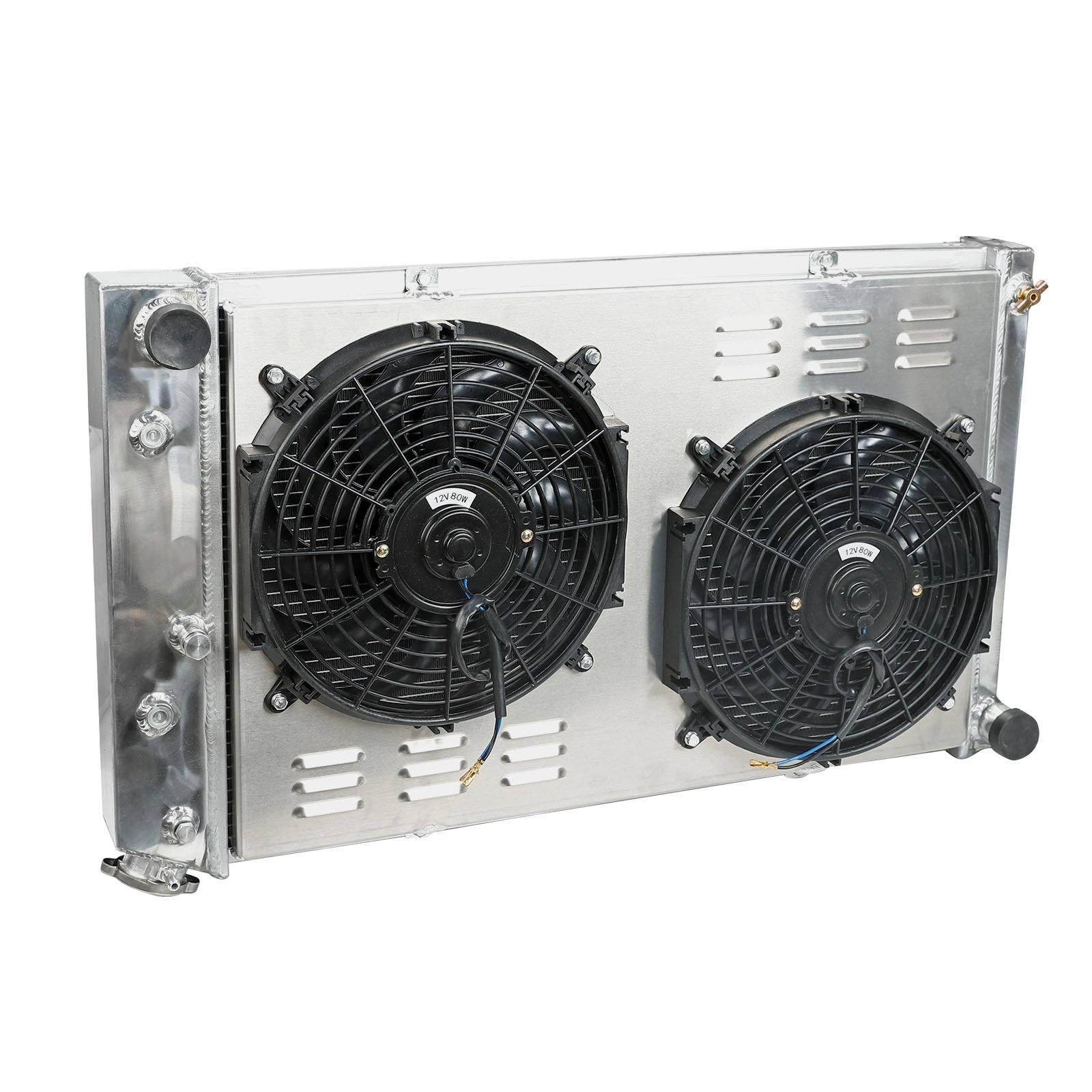 For Chevy 1970-1981 Camaro/1978-1987 Monte Carlo 3 Row Radiator+Shroud Fan+Relay