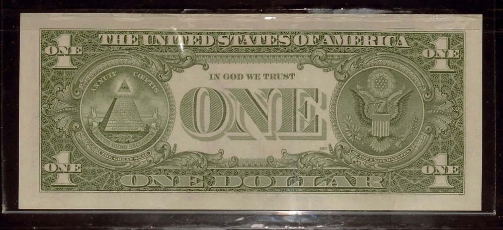 Repeater | Binary | Special Serial Number | H27277272A, 1988 $1 FRN UNC