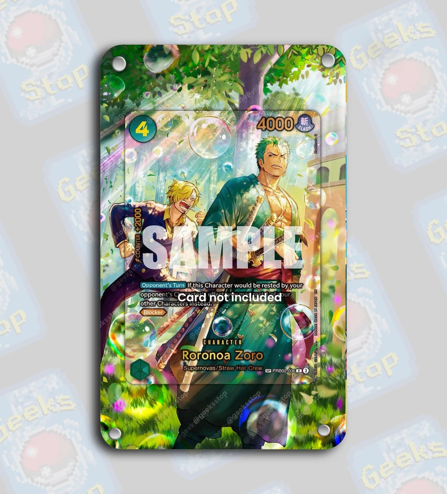 Roronoa Zoro SP OP14 | Extended Art Display Case for One Piece