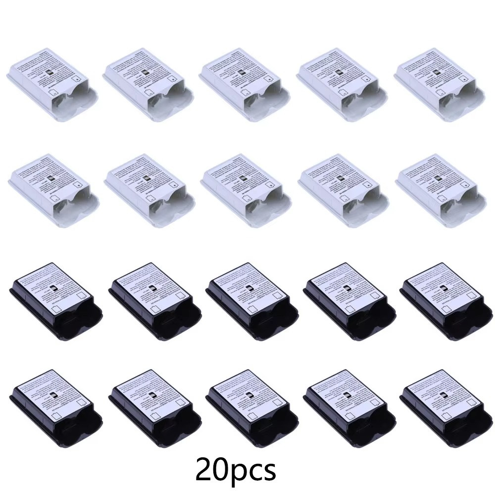 Battery Back Cover Case Shell Pack For Xbox 360 Wireless Controller Black