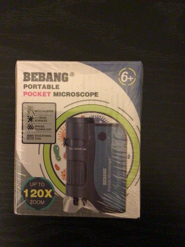 Bebang Portable Pocket Microscope New in Box