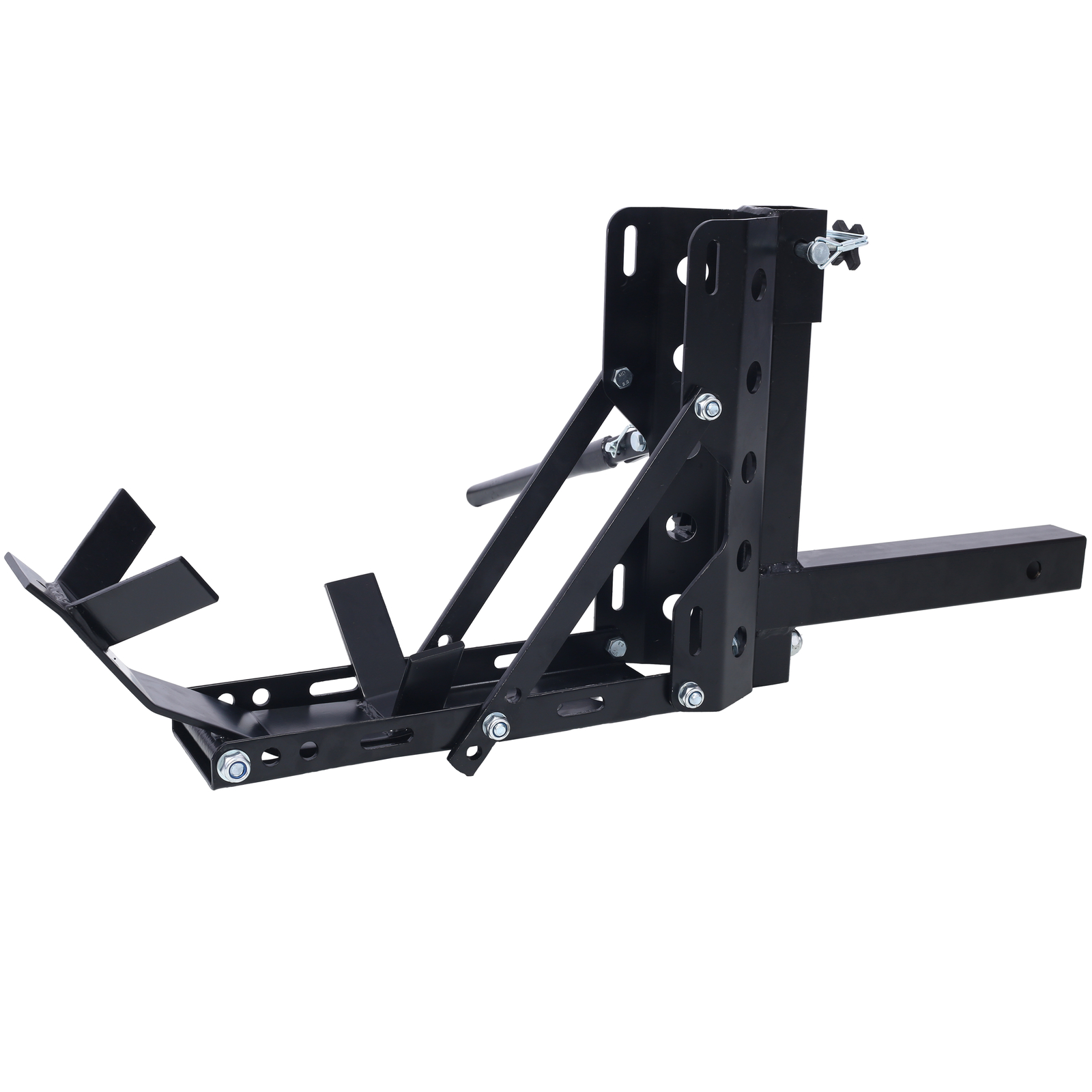 800LBS Motorcycle Trailer Hitch Scooter Hauler Mount Rack 2" Tow Carrier