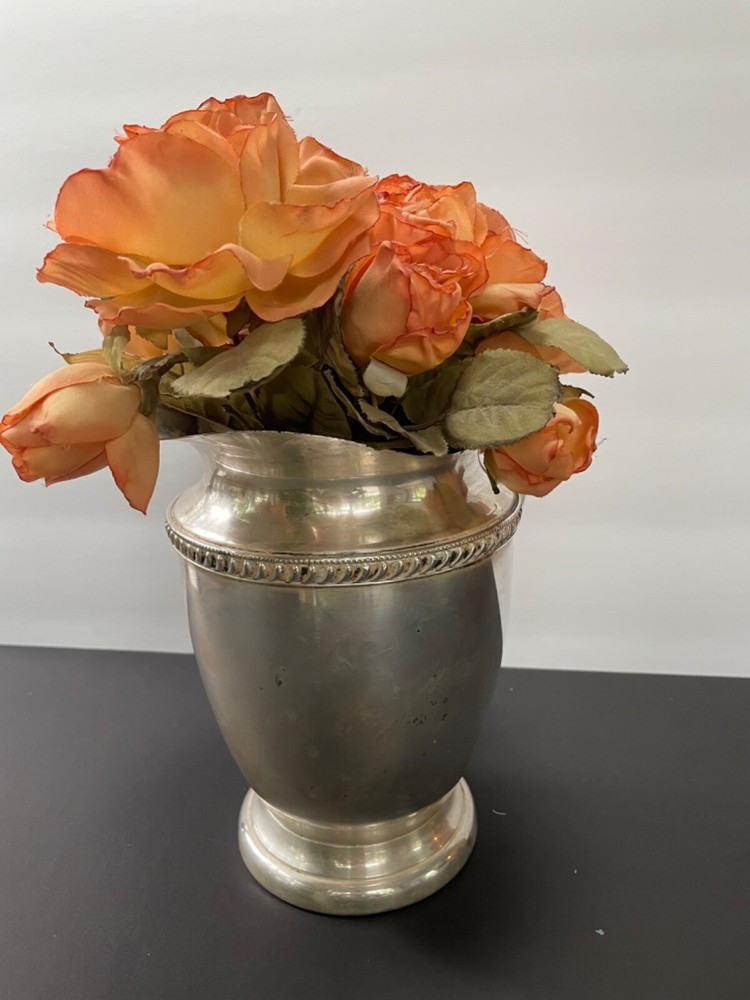 Pilgrim brand, silver plated water pitcher / vase