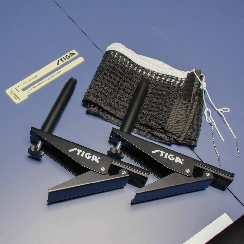 Clipper 72 Regulation Table Tennis Net and Post Sets - Easy Set Up and Spring Ac
