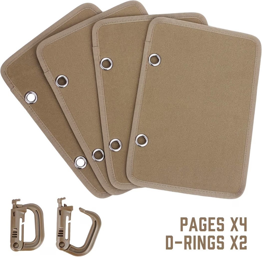 Patch Booklet Organizer, Flip-Page Patch Book, Mini Display Patches Panel Board