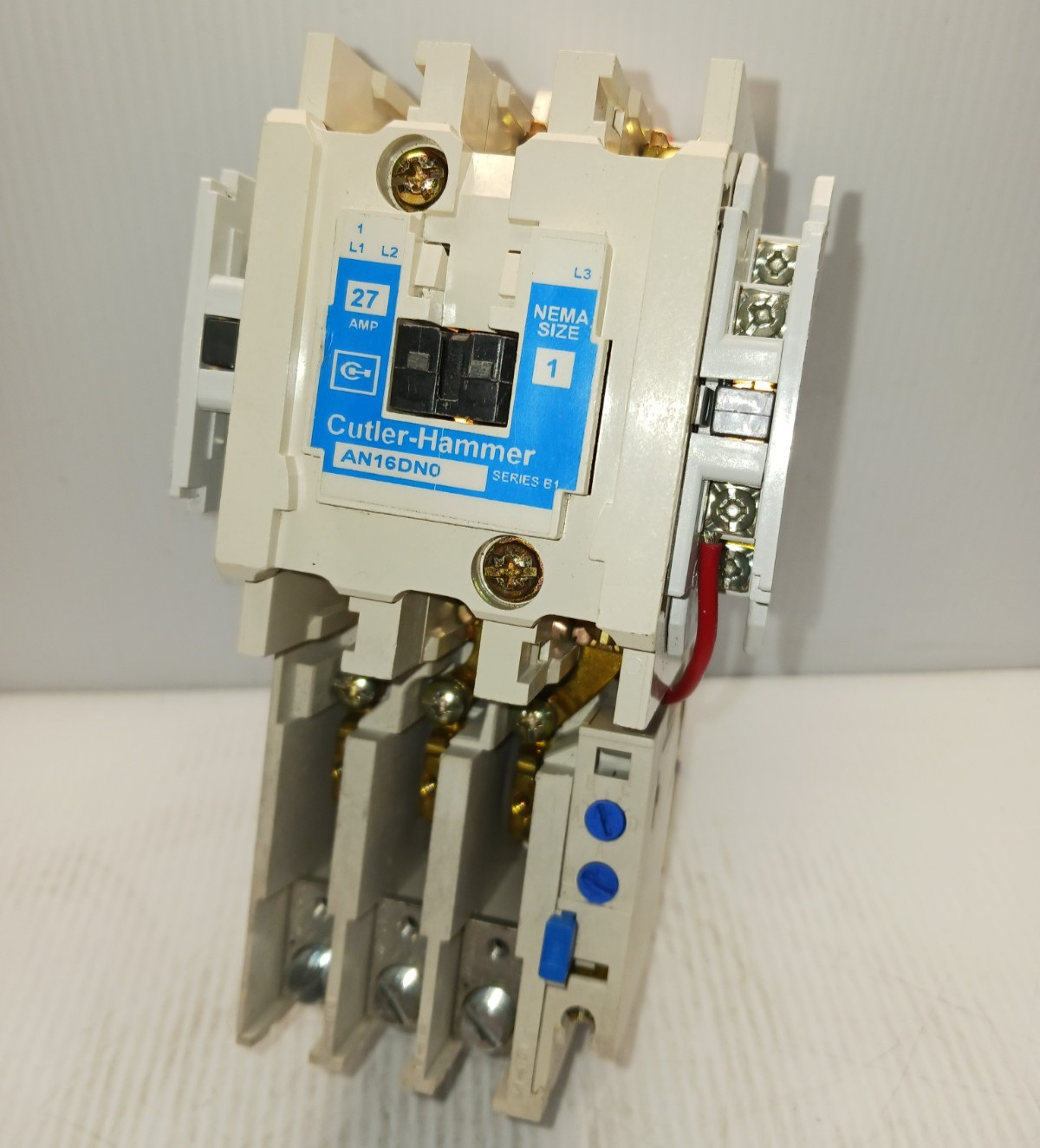 Cutler Hammer AN16DN0 Size 1 Motor Starter Coil 120 Vac Contacts are 99.9% Good